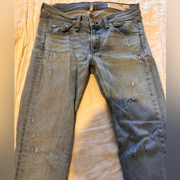 Light blue denim Rag & Bone skinny jeans - Picture 2 of 4